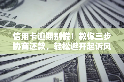 济南信用卡逾期别慌！教你三步协商还款，轻松避开起诉风险